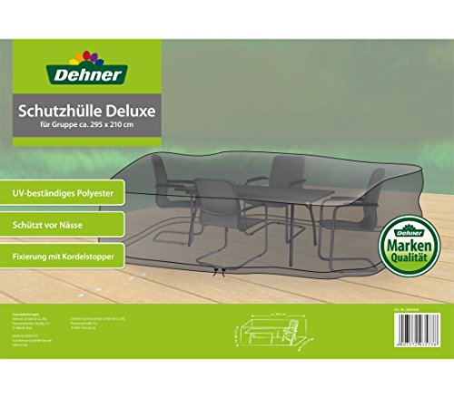 Dehner Deluxe Schutzhülle Gartenmöbel-Gruppe 295 cm anthrazit