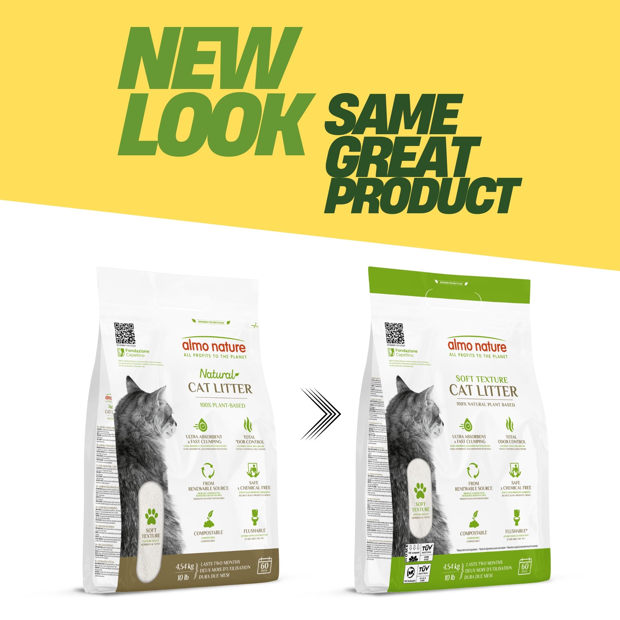 Almo Nature CatLitter Klumpstreu 2,27kg pflanzlich