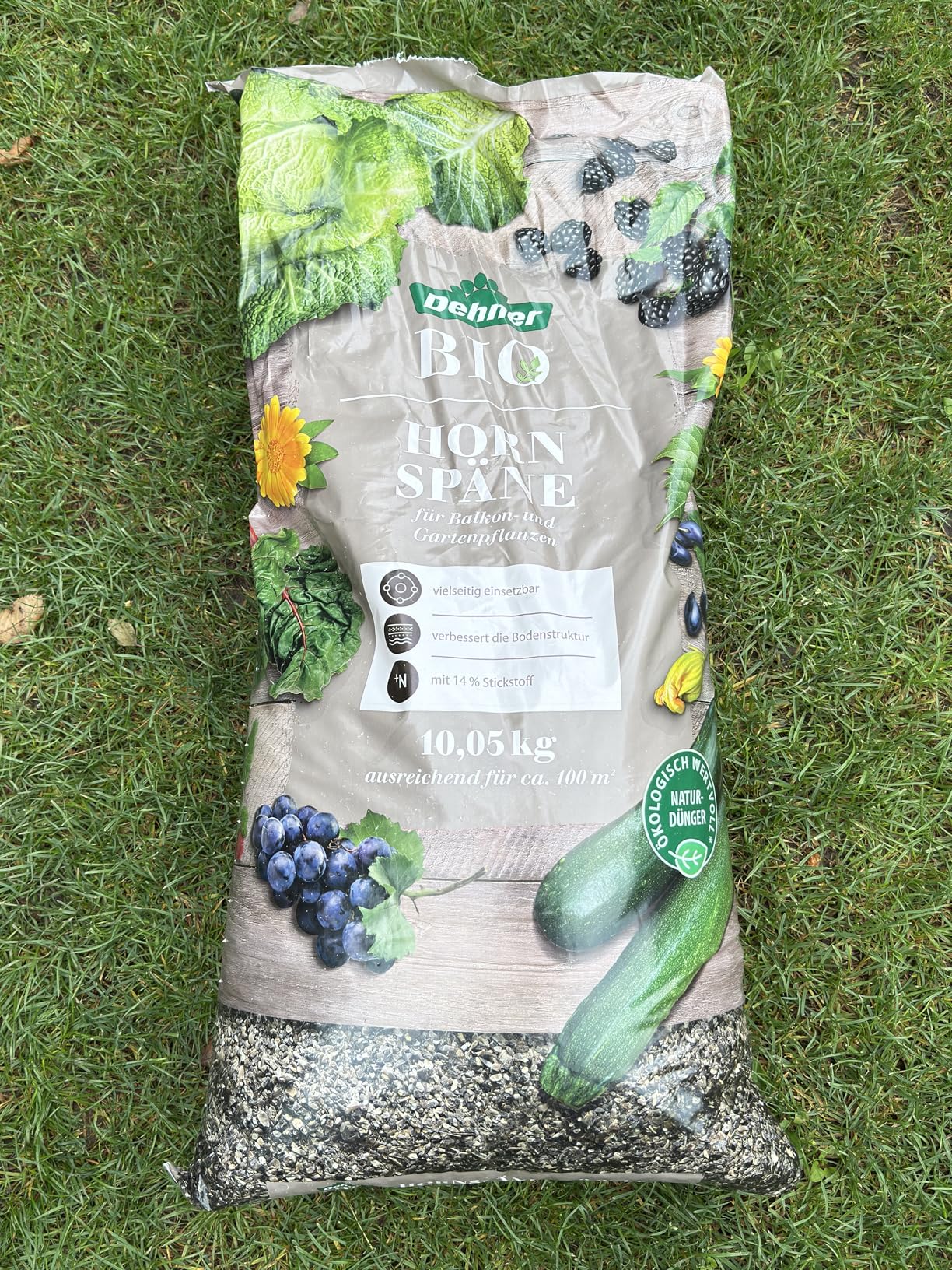 Dehner Bio Hornspäne Dünger 2,5kg stickstoffreich