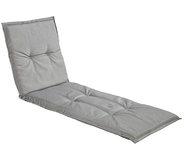 Dehner Premium Lovely Astana Liegenauflage 190x60 grau-weiß