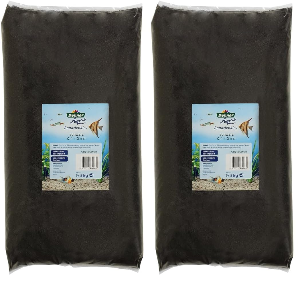 Dehner Aqua Aquarienkies 2-4 mm 5 kg rot abgerundet
