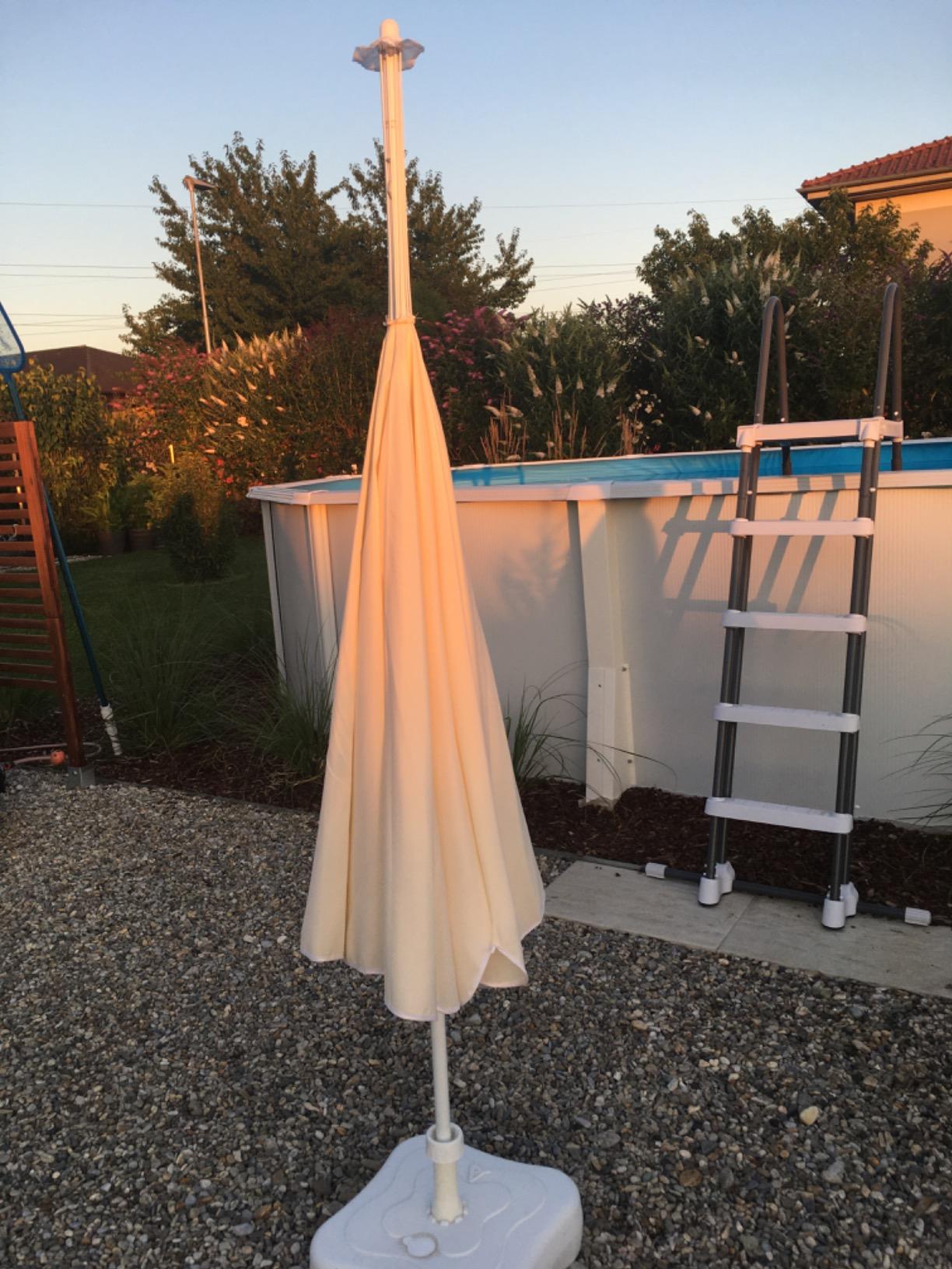 Dehner Gute Wahl Sonnenschirm Saturn beige 200 cm