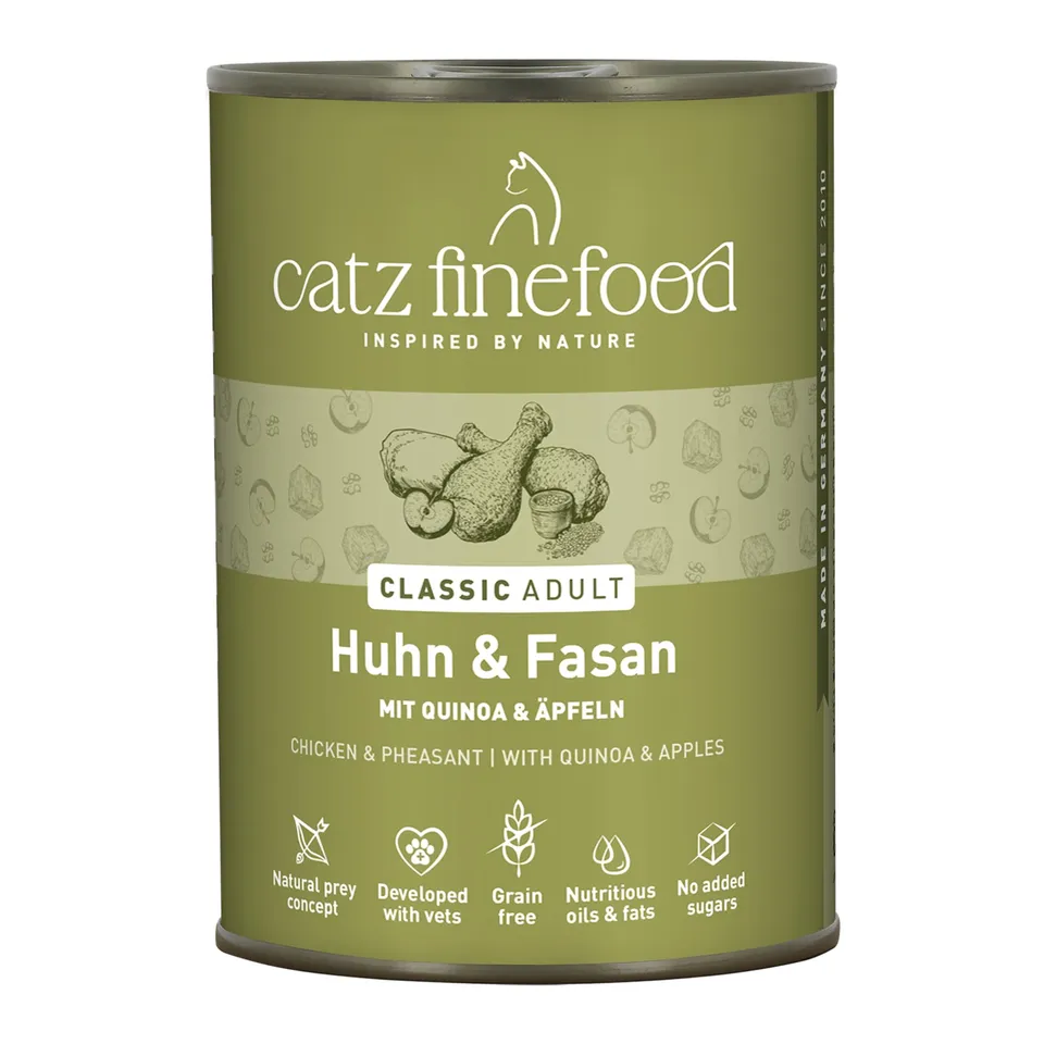 Catz Finefood N°15 Huhn Fasan Nassfutter 6x400g getreidefrei