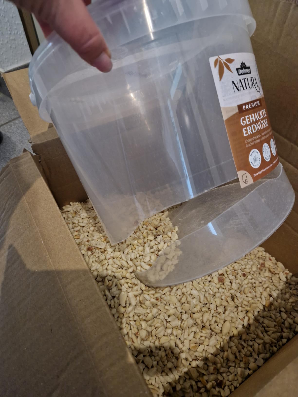 Dehner Natura Premium Wildvogelfutter Erdnüsse 3,4 kg schalenfrei