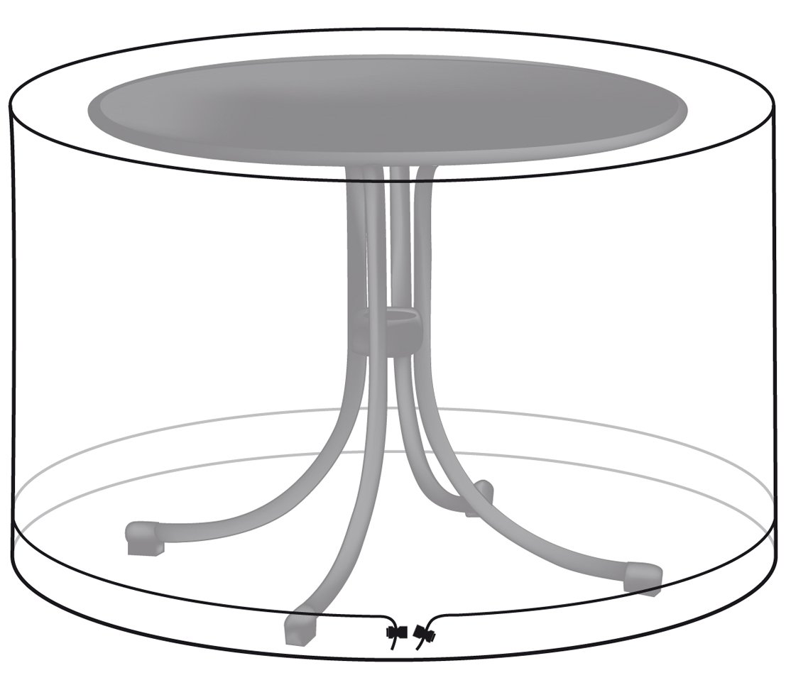 Dehner Gute Wahl Schutzhülle Gartentisch Ø 125 cm transparent