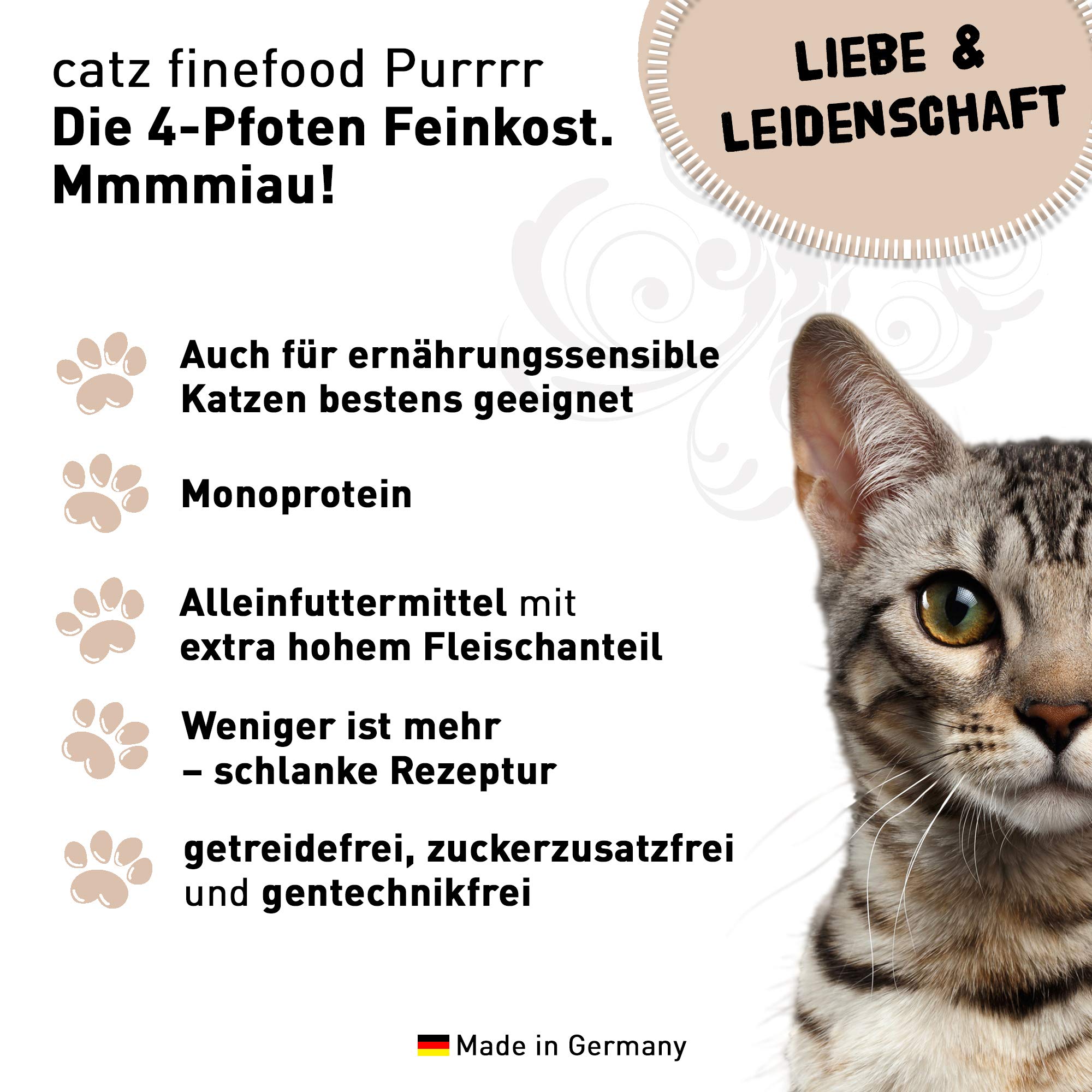 catz finefood Purrrr N° 103 Nassfutter Huhn 8x85g getreidefrei