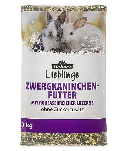Dehner Lieblinge Zwergkaninchen-Futter 10 kg rohfaserreich