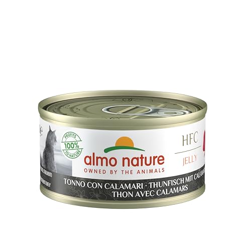 Almo Nature HFC Jelly Thunfisch Calamari Nassfutter 6x70g