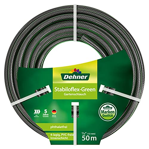 Dehner Stabiloflex Gartenschlauch 13 mm 50 m grün