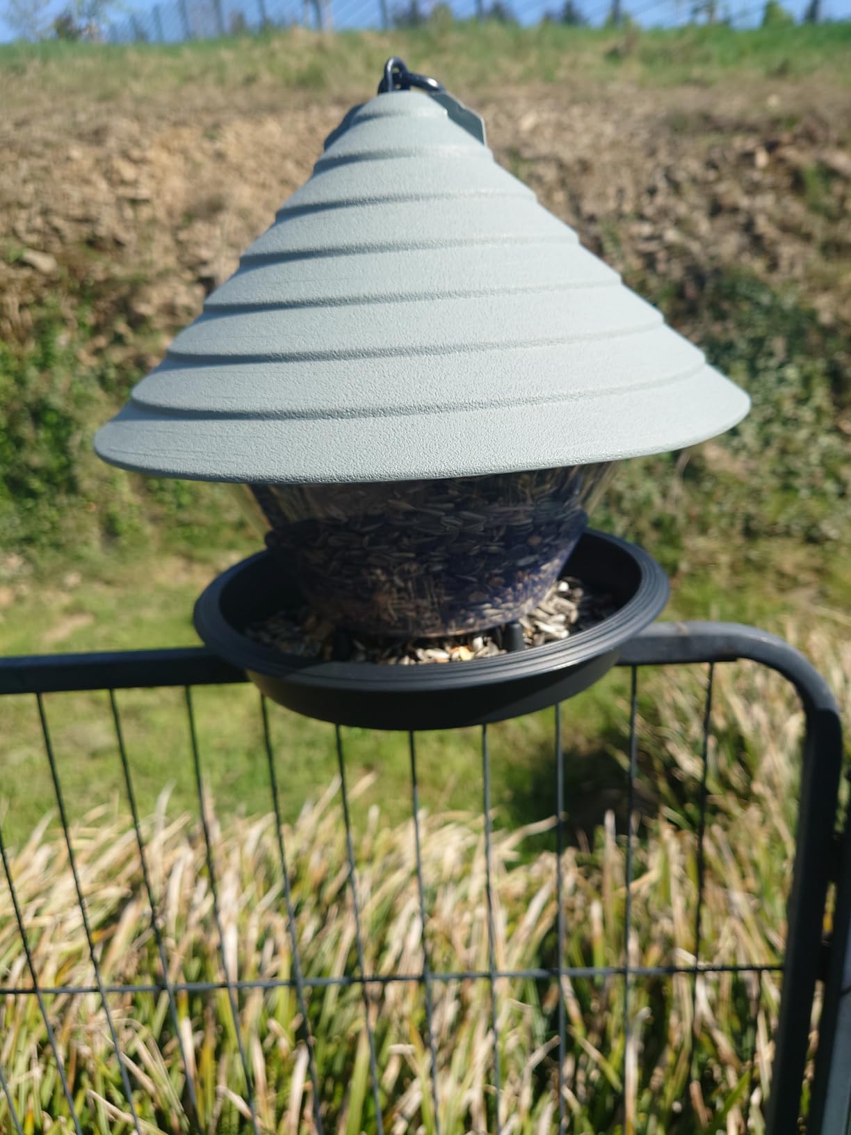 Dehner Natura Guayana Futterampel schwarz Ø27 cm