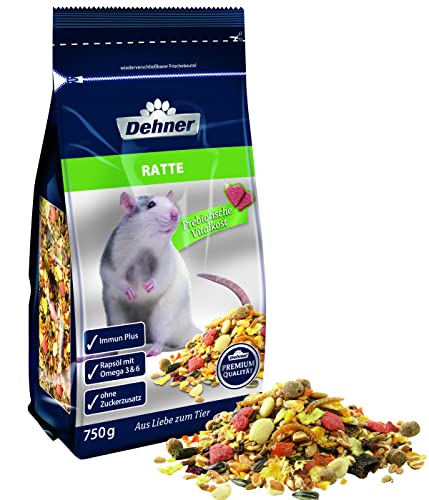 Dehner Premium Rattenfutter 5x750g prebiotisch