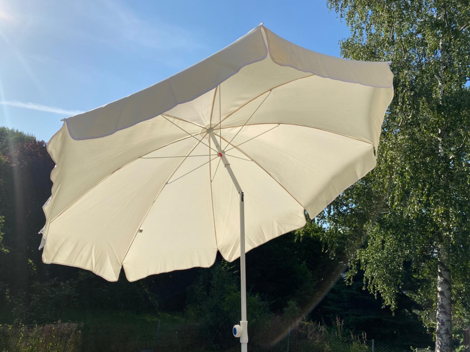 Dehner Gute Wahl Sonnenschirm Saturn beige 200 cm