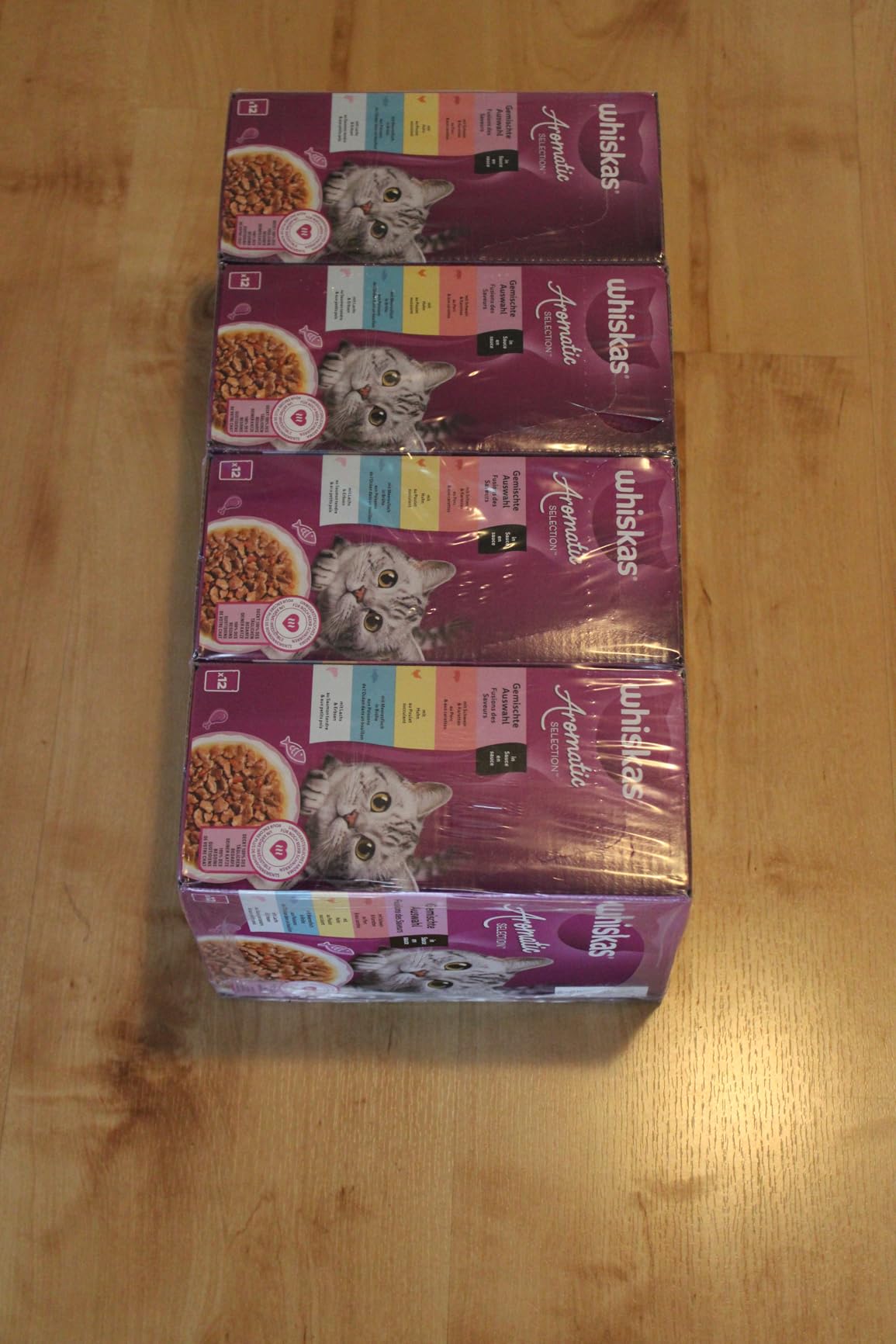 Whiskas Aromatic Gemischte Auswahl Nassfutter 48x85g Sauce