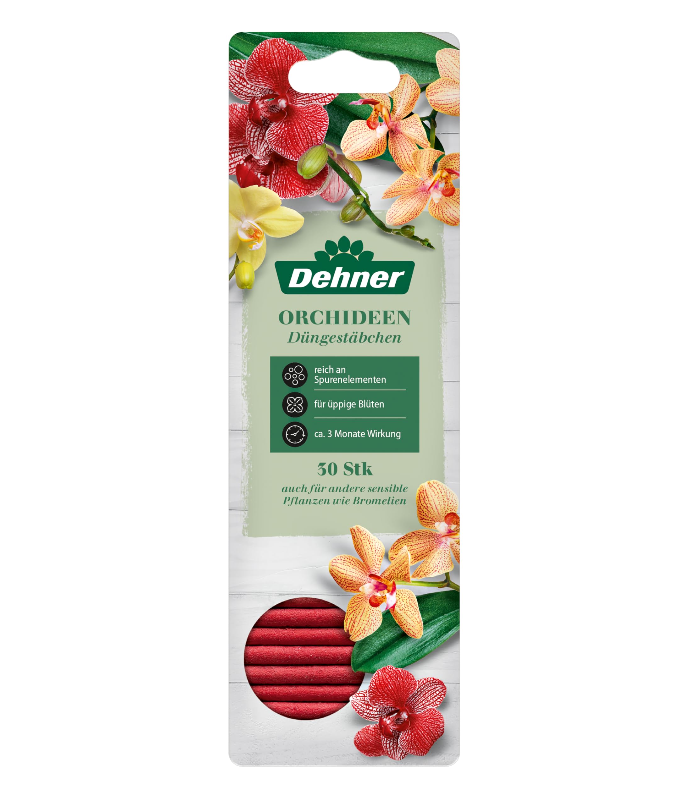 Dehner Orchideen Düngestäbchen NPK-Dünger 120 Stück