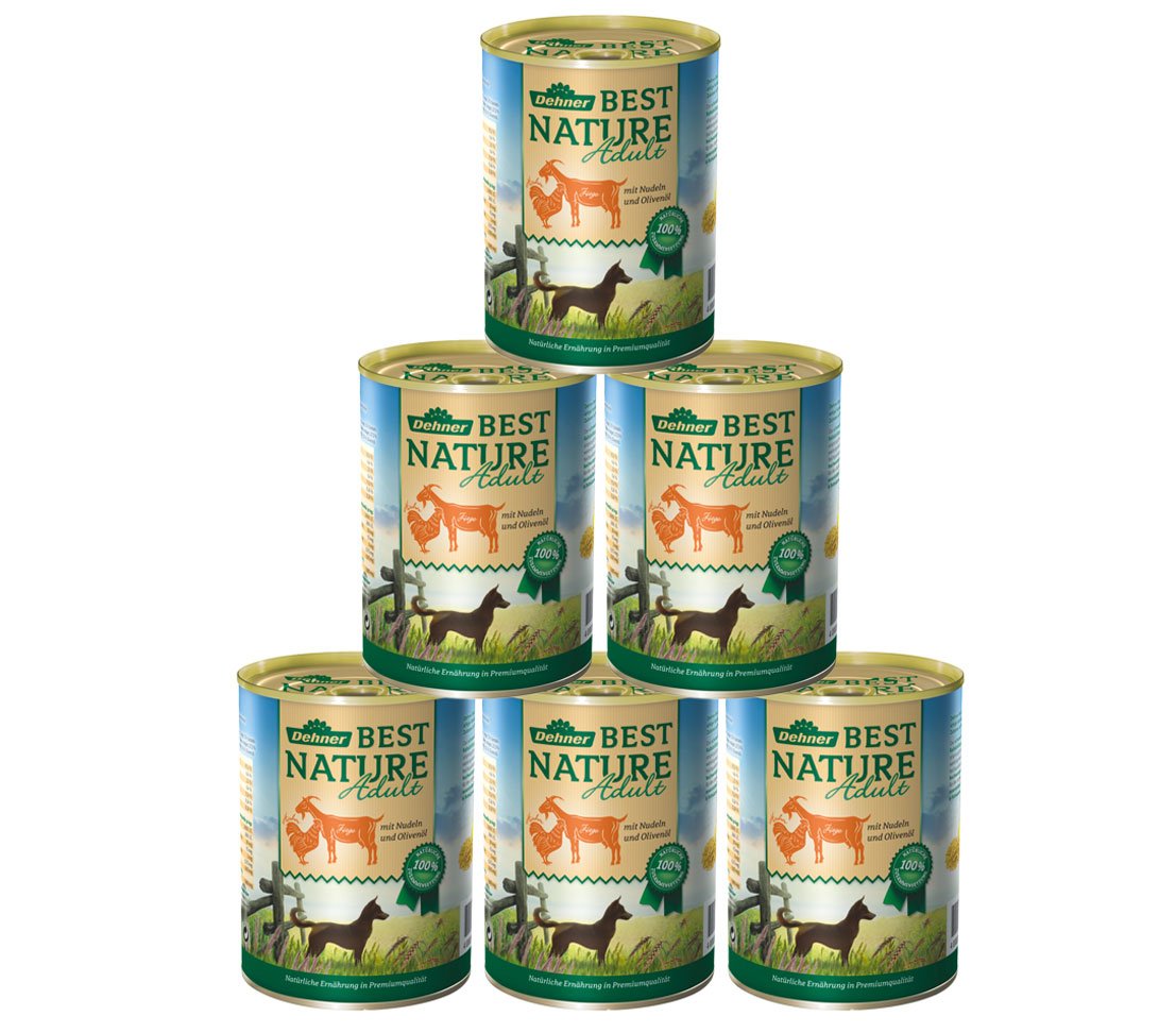 Dehner Best Nature Senior Nassfutter Lamm-Geflügel 6x800g
