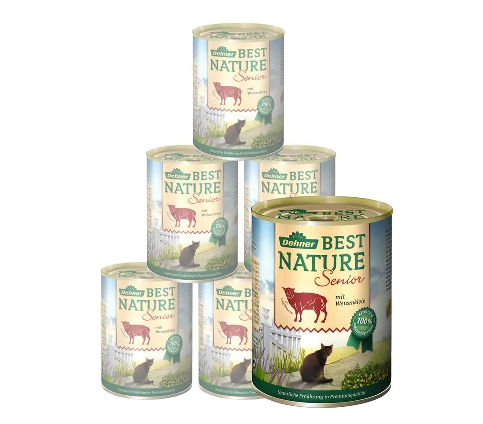 Dehner Best Nature Senior Nassfutter Lamm 6x400g naturbelassen