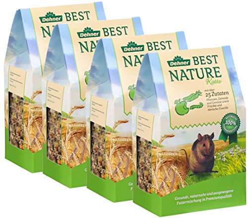 Dehner Best Nature Rattenfutter 4x500g mit Protein