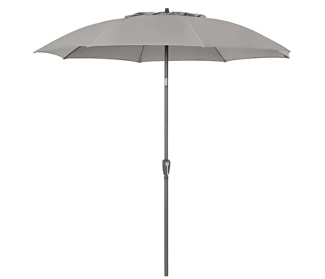 Dehner Paros Sonnenschirm beige Ø250cm UV80+ Kurbel