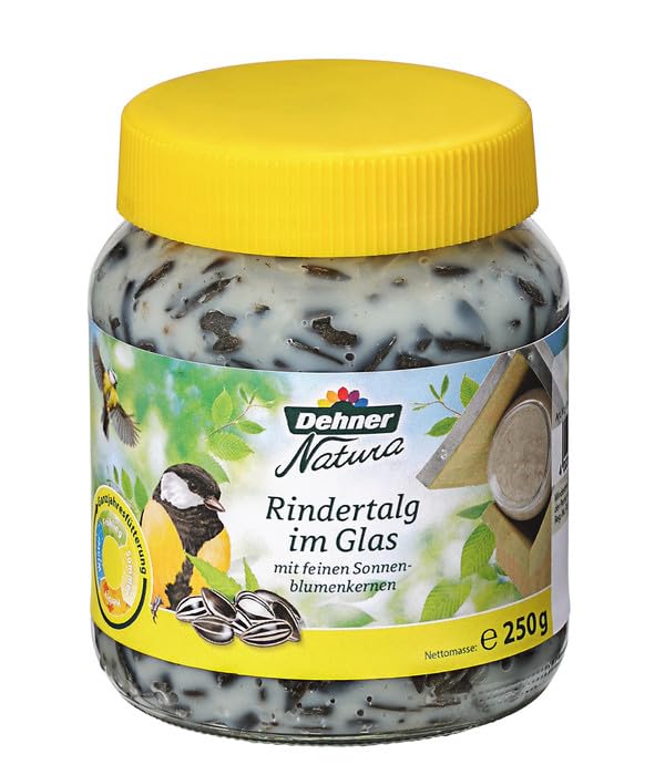 Dehner Natura Wildvogelfutter Rindertalg 8x250g zuckerfrei