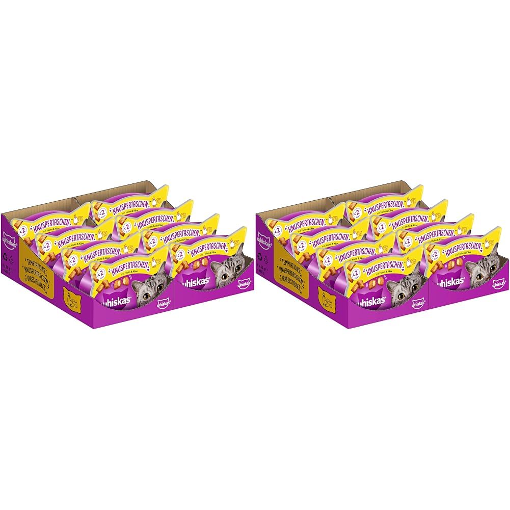 Whiskas Trio Crunchy Katzensnack Geflügel 6x55 g Mix