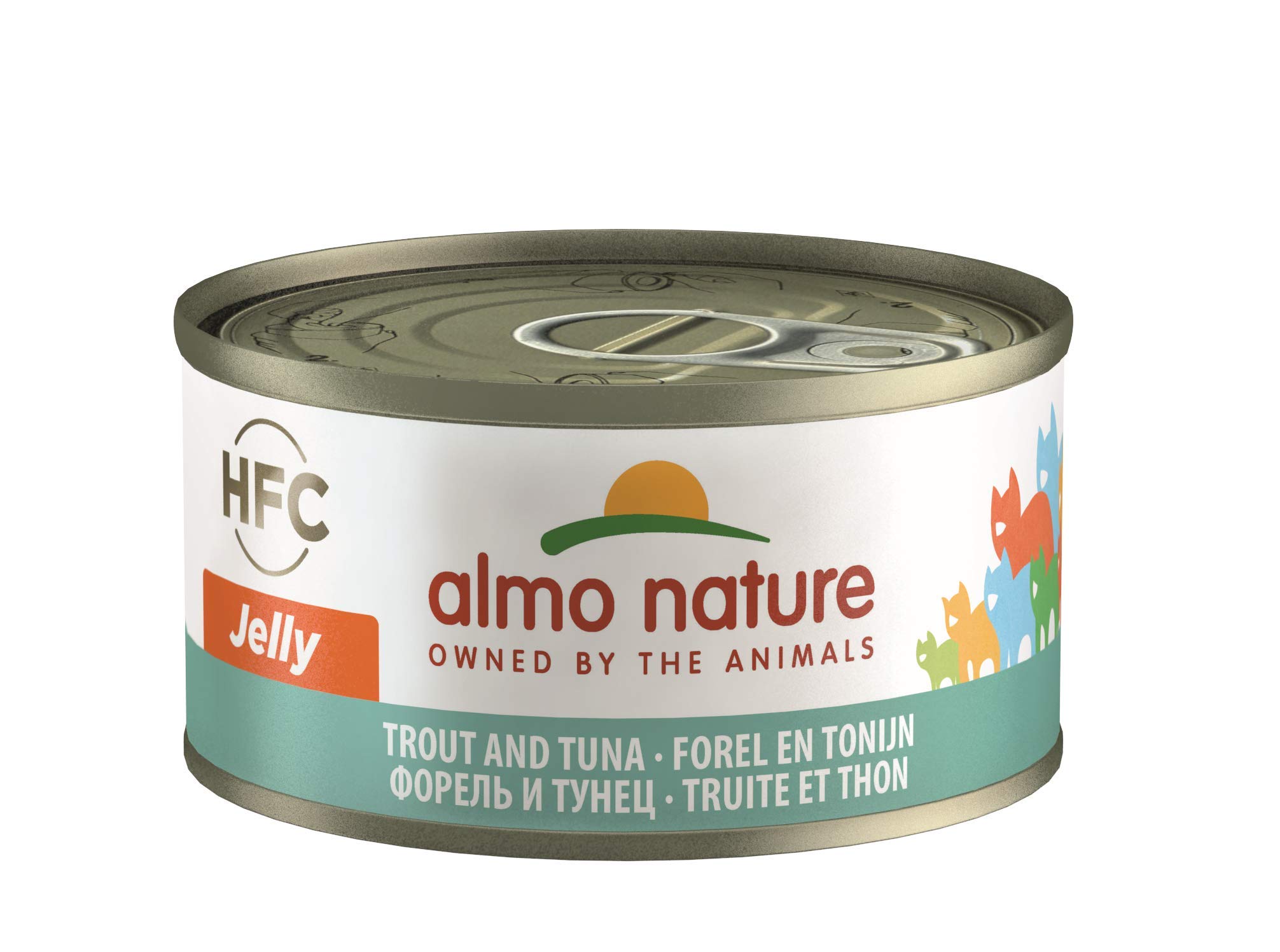 Almo Nature HFC Jelly Thunfisch Tintenfisch Nassfutter 24x70g