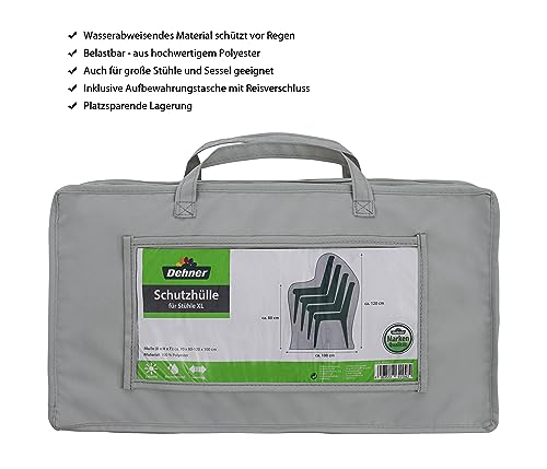 Dehner Premium Lovely Abdeckung Gartenstuhl XL 120x100x70 wasserabweisend