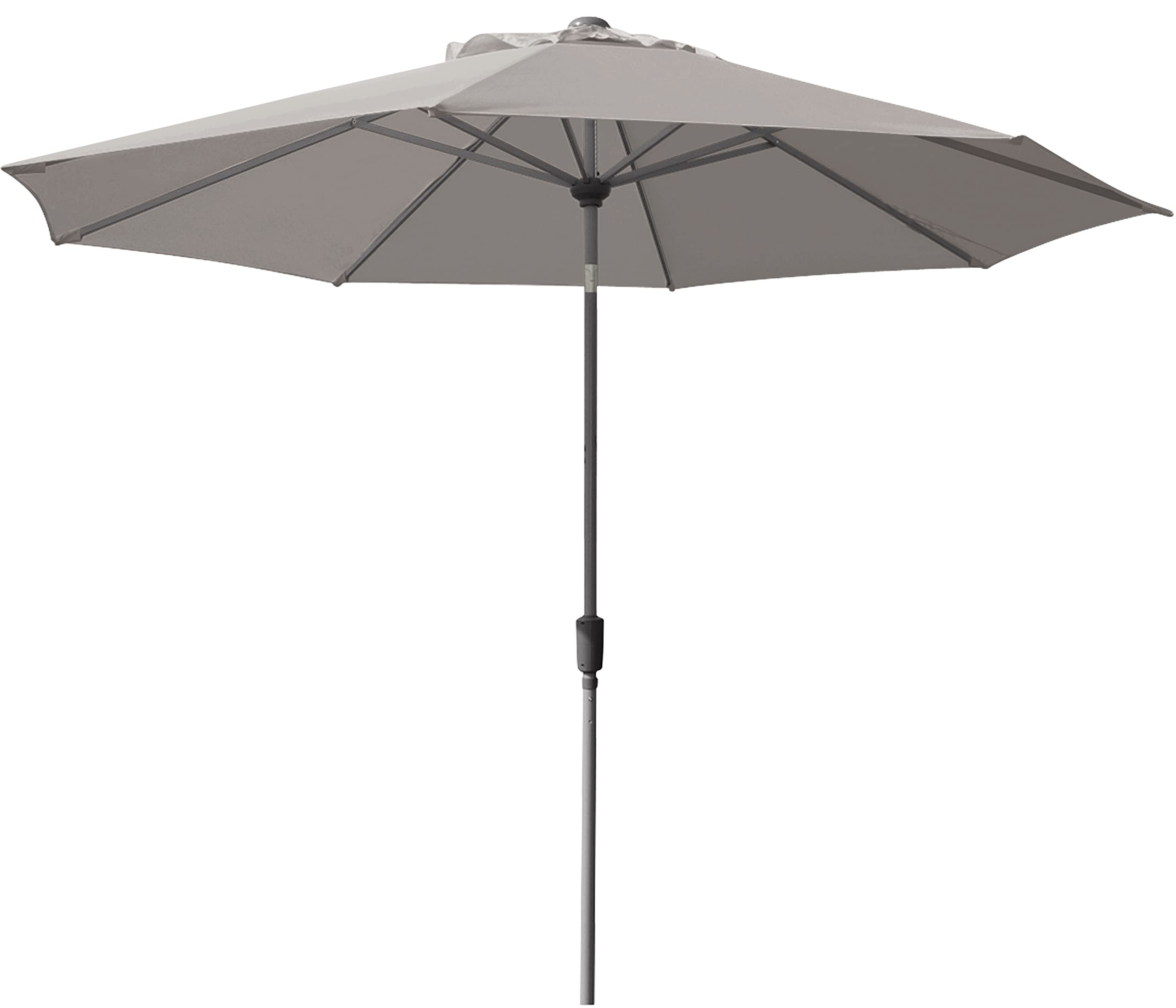 Dehner Milos Sonnenschirm beige Ø 300 cm Polyester