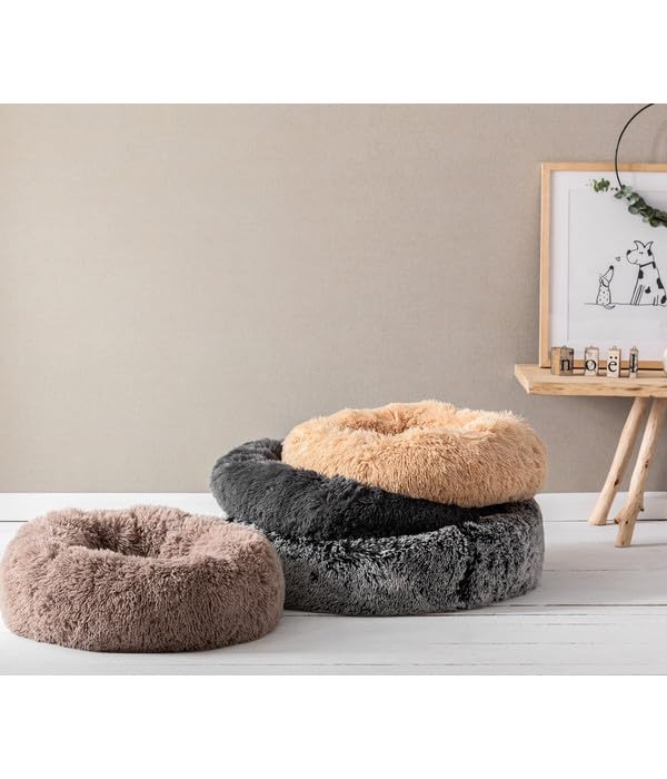 Dehner Lieblinge Cookie Hunde-Katzenbett schwarz M