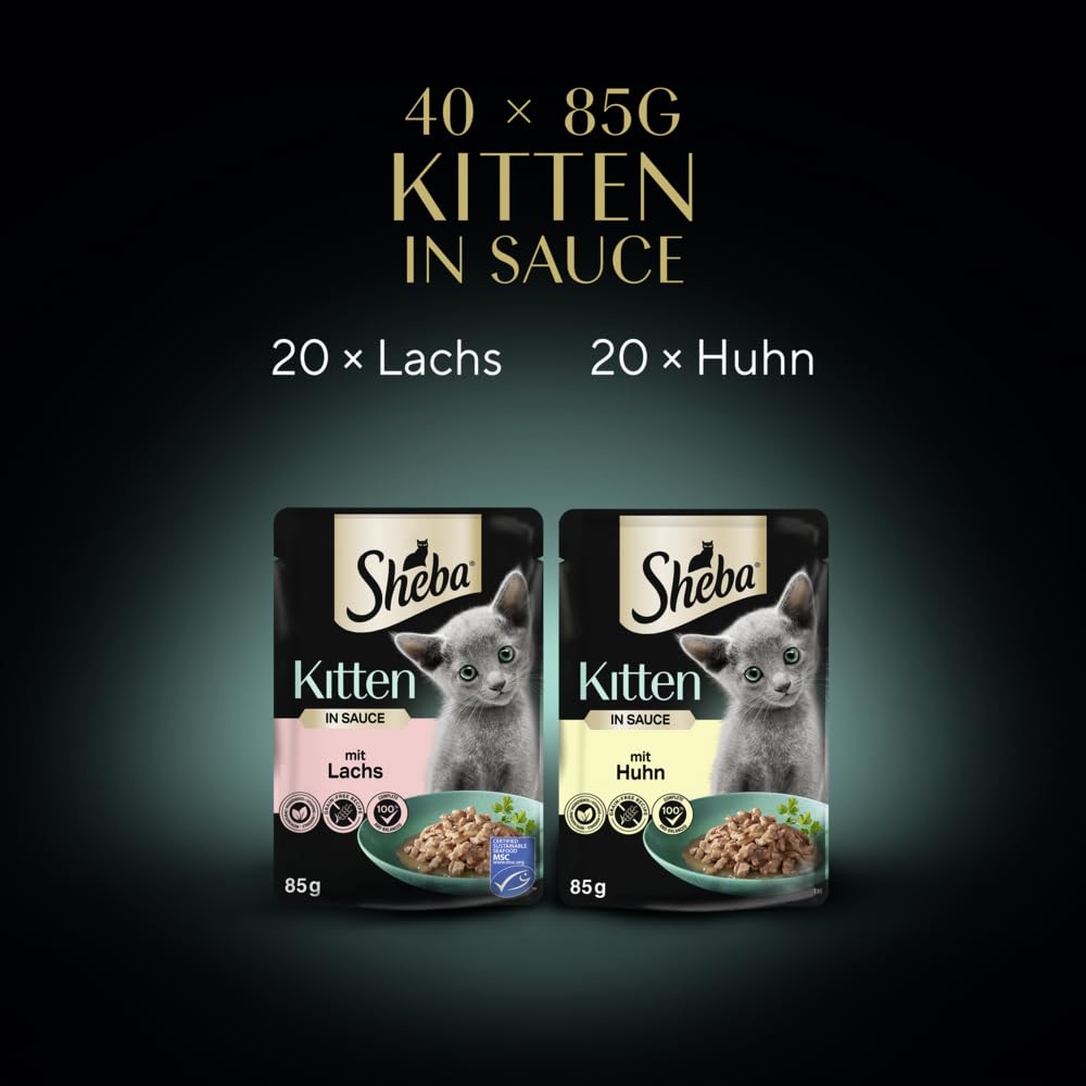 Sheba Kitten Feine Vielfalt Nassfutter 80x85g Beutel