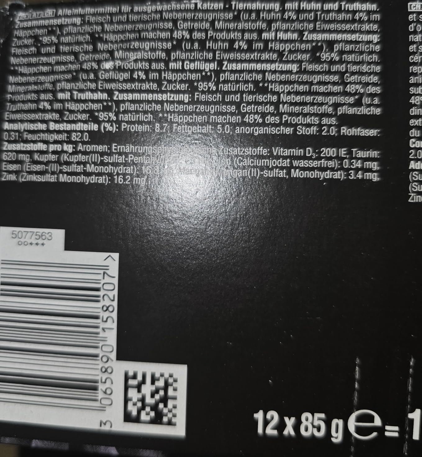 Sheba Selection Geflügel Katzennassfutter 72x85g Sauce