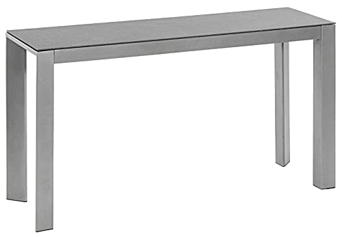 Dehner Premium Lovely Chicago Tisch schmal grau 133cm