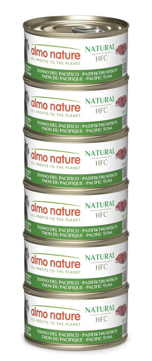 Almo Nature HFC Natural Pazifischer Thunfisch Nassfutter 6x70g glutenfrei