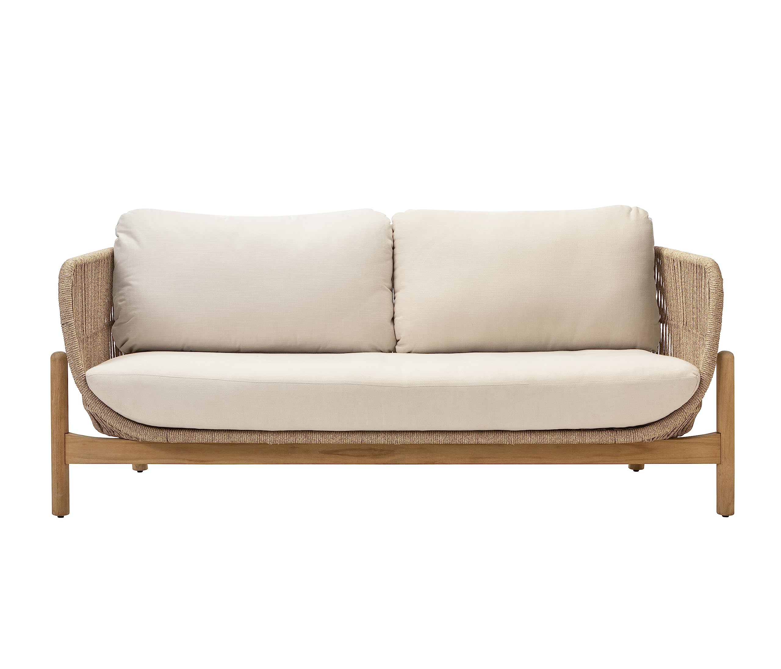 Dehner Portofino 2-Sitzer Gartensofa Teak Natur
