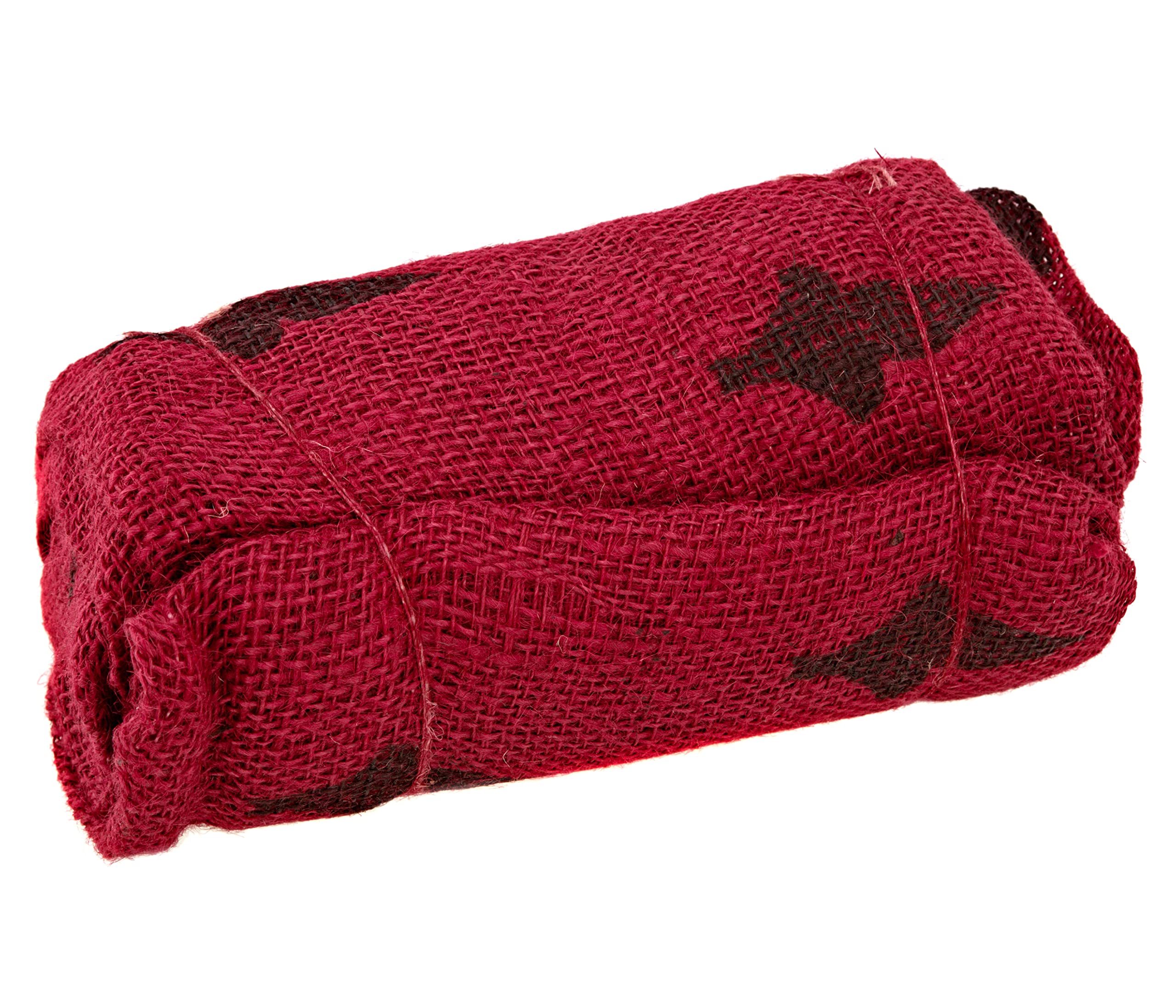 Dehner Winterschutz Jute-Gewebesack rot 300x105 cm Deko