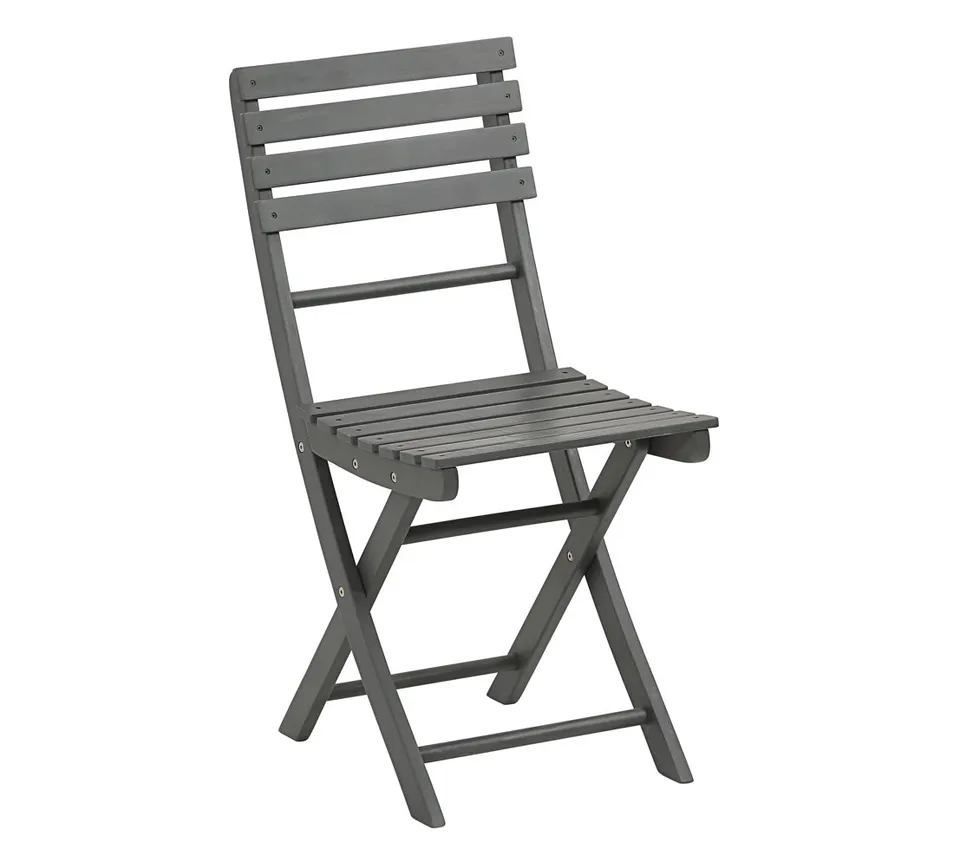 Dehner Stavanger Klappstuhl 83x38x54 cm Akazie grau