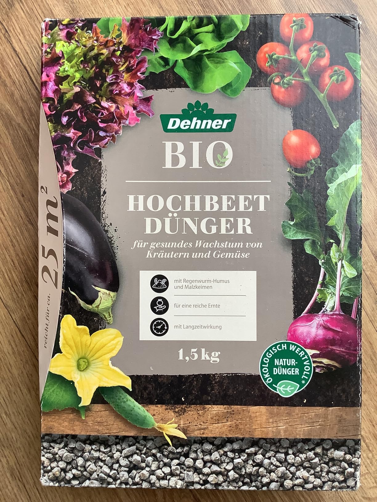 Dehner Bio Hochbeetdünger Spezialdünger 1,5 kg für 25 qm