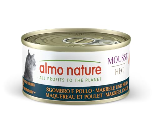 Almo Nature HFC Mousse Nassfutter Makrele & Huhn 24x70 g