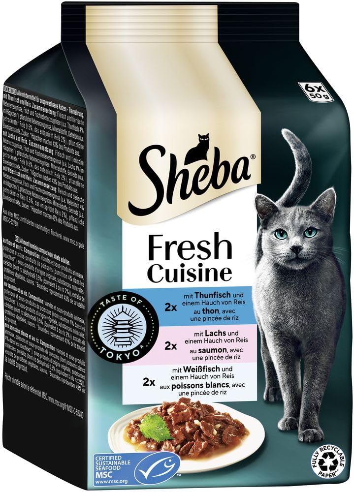 Sheba Fresh Cuisine Taste of Tokyo Nassfutter 36x50g Thunfisch