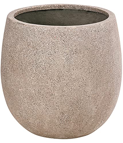 Dehner Balloon Pflanztopf Ø42 cm beige Polystone