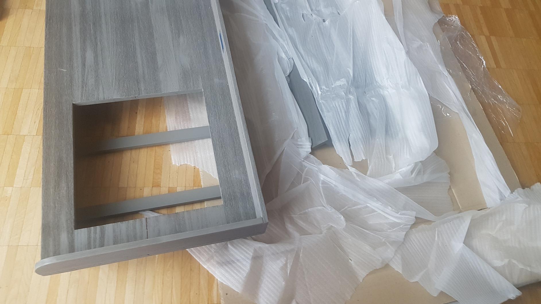 Dehner Montreal Holzpflanztisch grau 110 cm Akazie