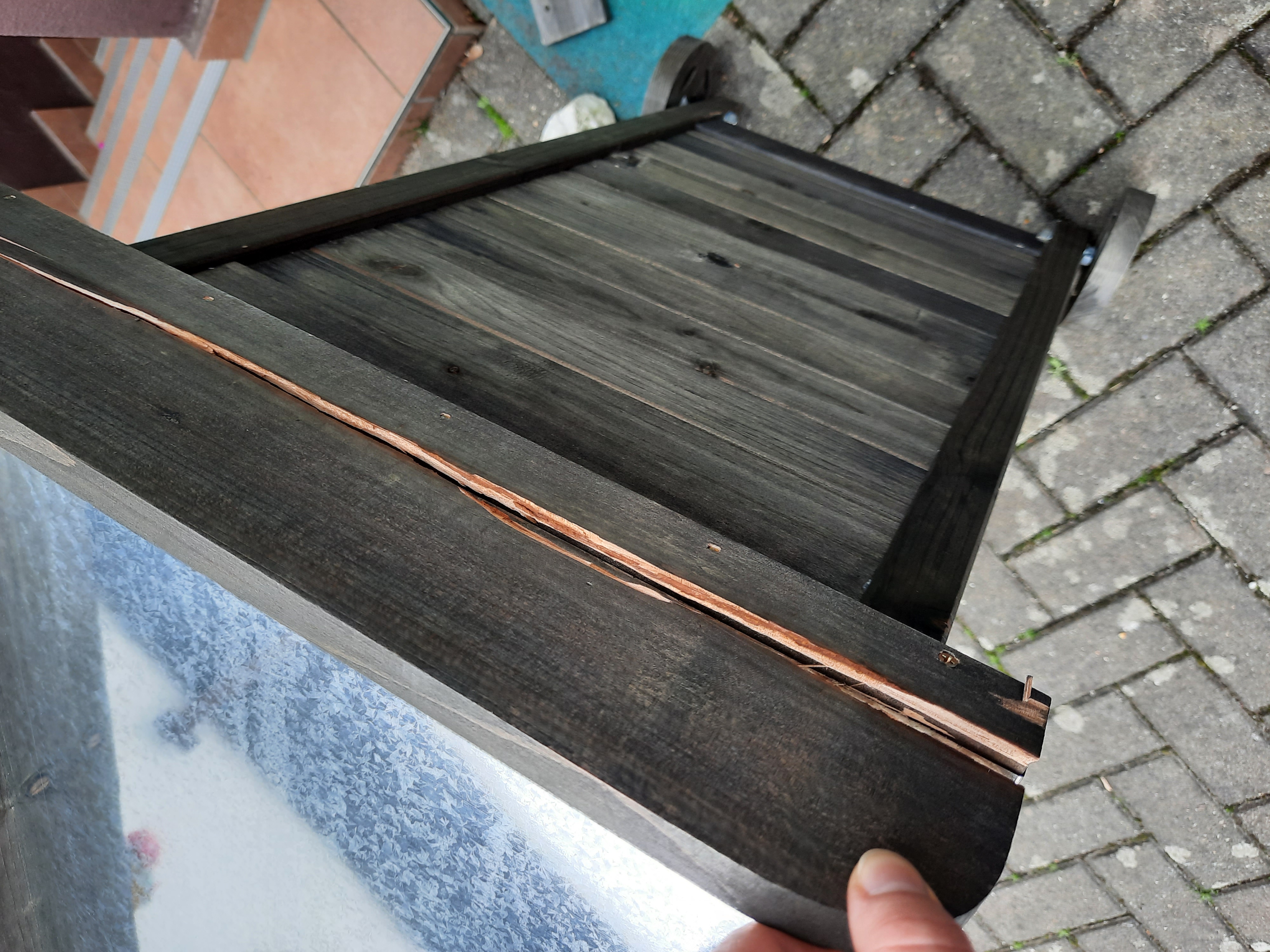 Dehner Premium Lovely Hamilton Pflanztisch Holz braun 125cm