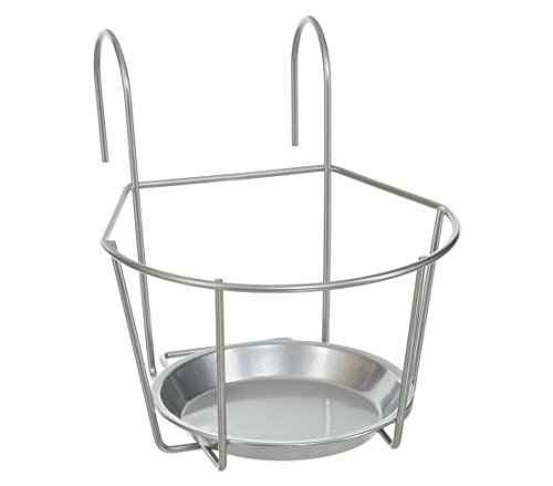Dehner Premium Lovely Banbury Blumentopfhalter Metall silber