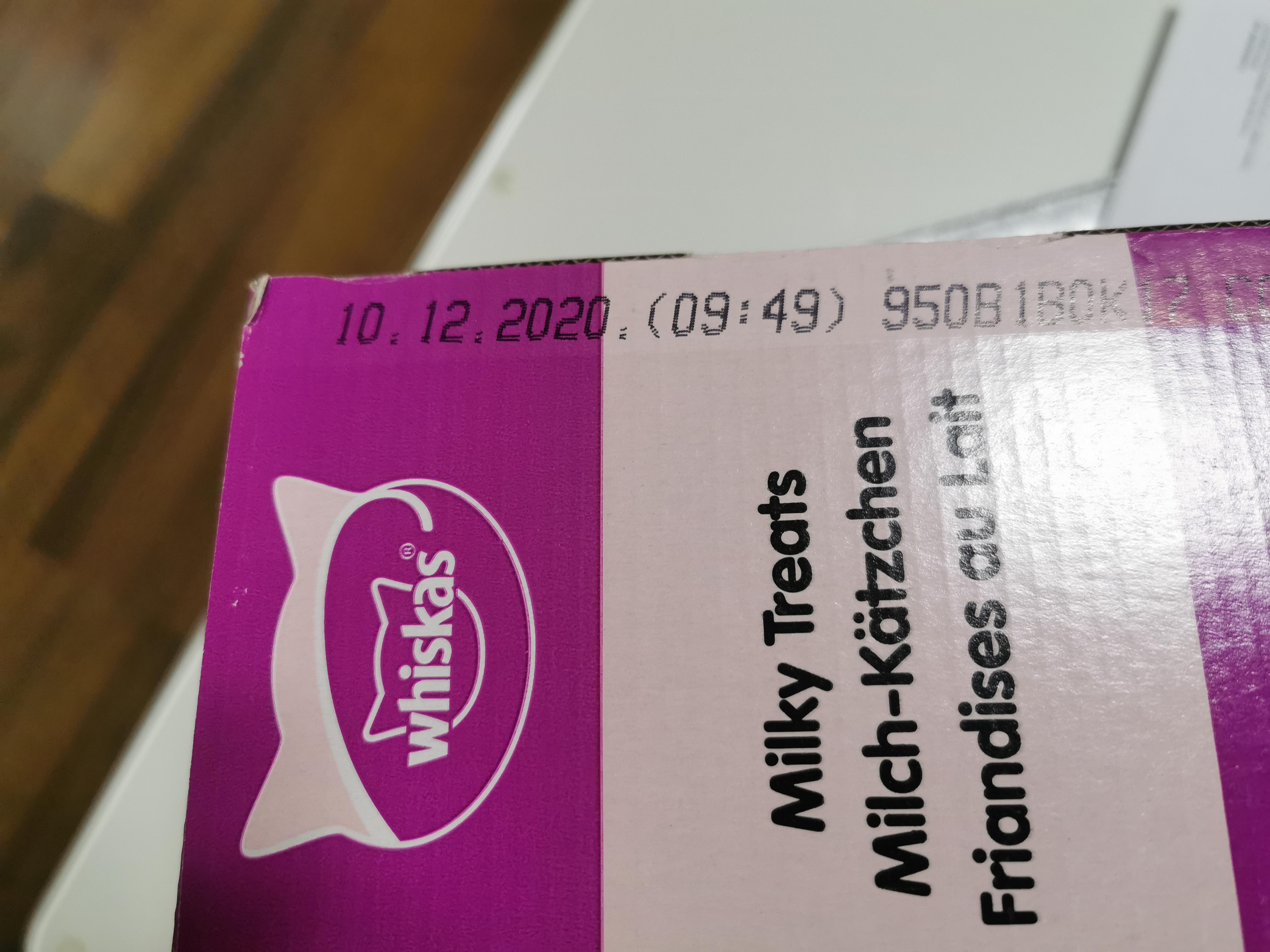 Whiskas Milch-Kätzchen Snack Junior 8x55g cremig-knusprig