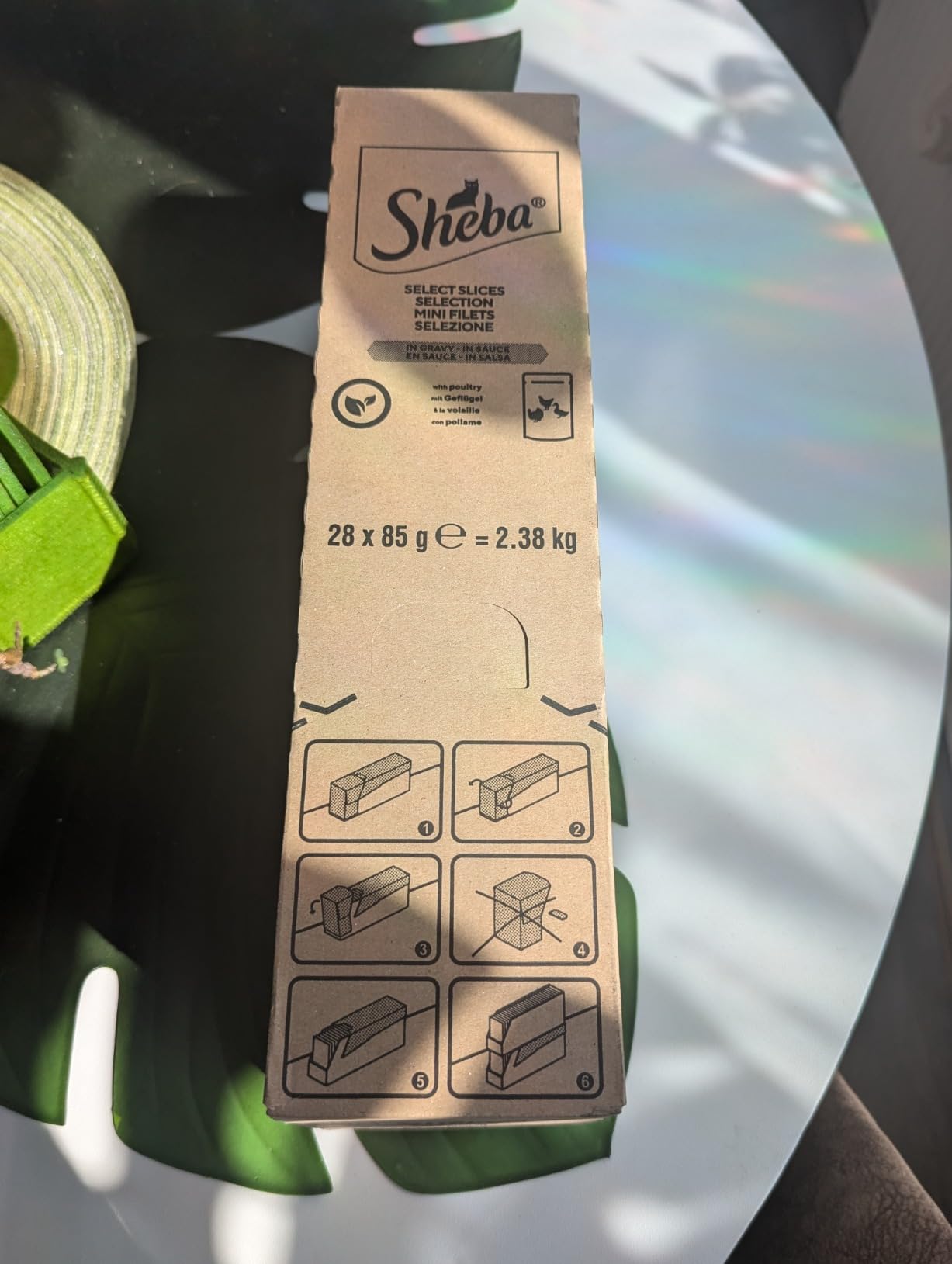 Sheba Delikatesse Huhn Nassfutter Gelee 28x85g ausgewachsen