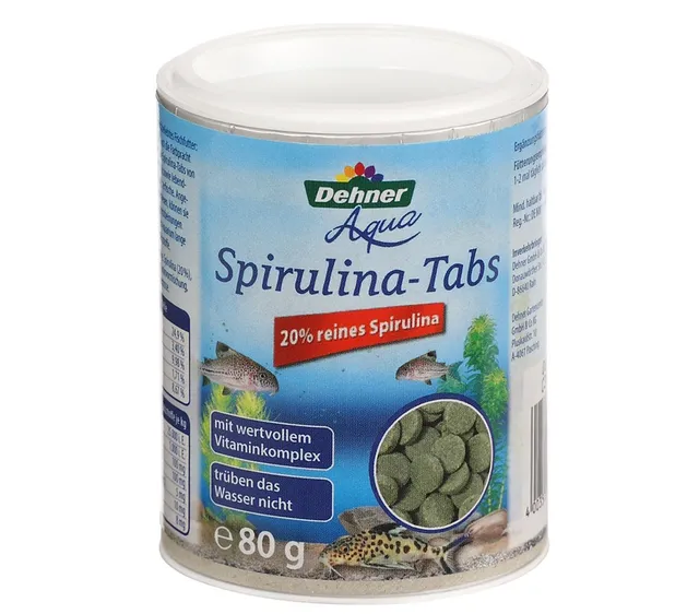 Dehner Aqua Spirulina Tabs Fischfutter 90 Tabletten vitaminreich