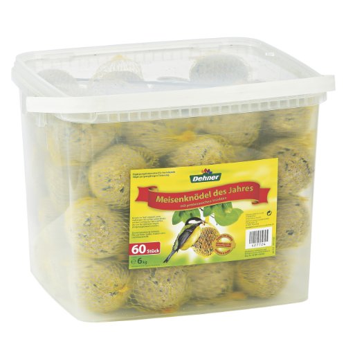 Dehner Premium Meisenknödel mit Insekten 60x100g im Eimer