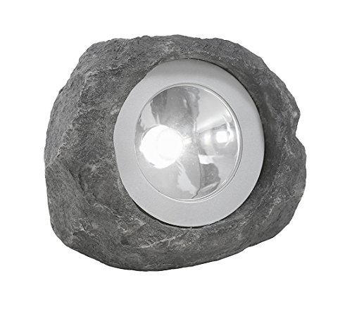 Dehner Solar Leuchtstein Polyresin 20cm wetterfest