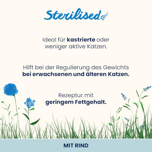 Almo Nature Sterilised Nassfutter Rind 30x70g fettarm