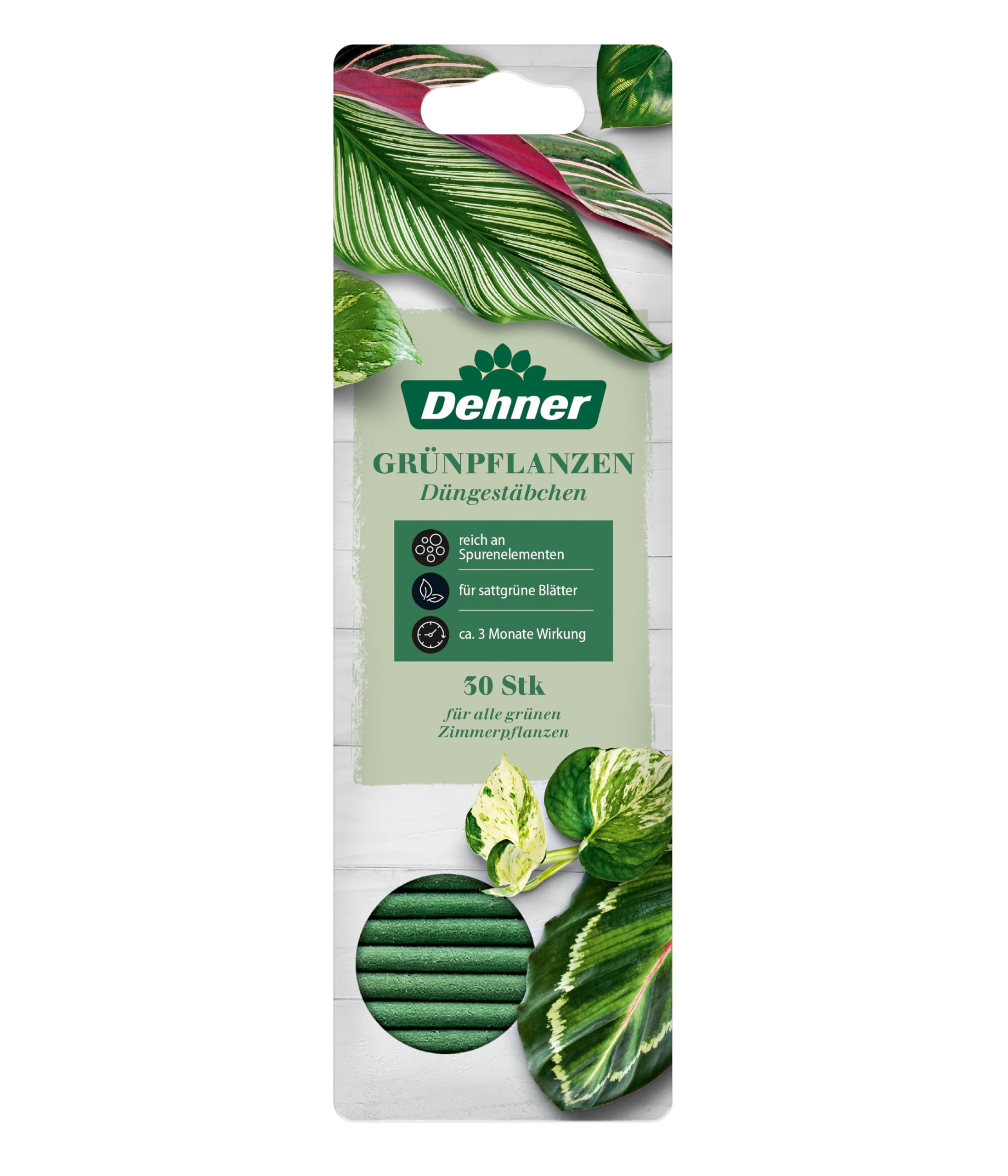 Dehner Premium Düngestäbchen Grünpflanzen 120 Stück NPK