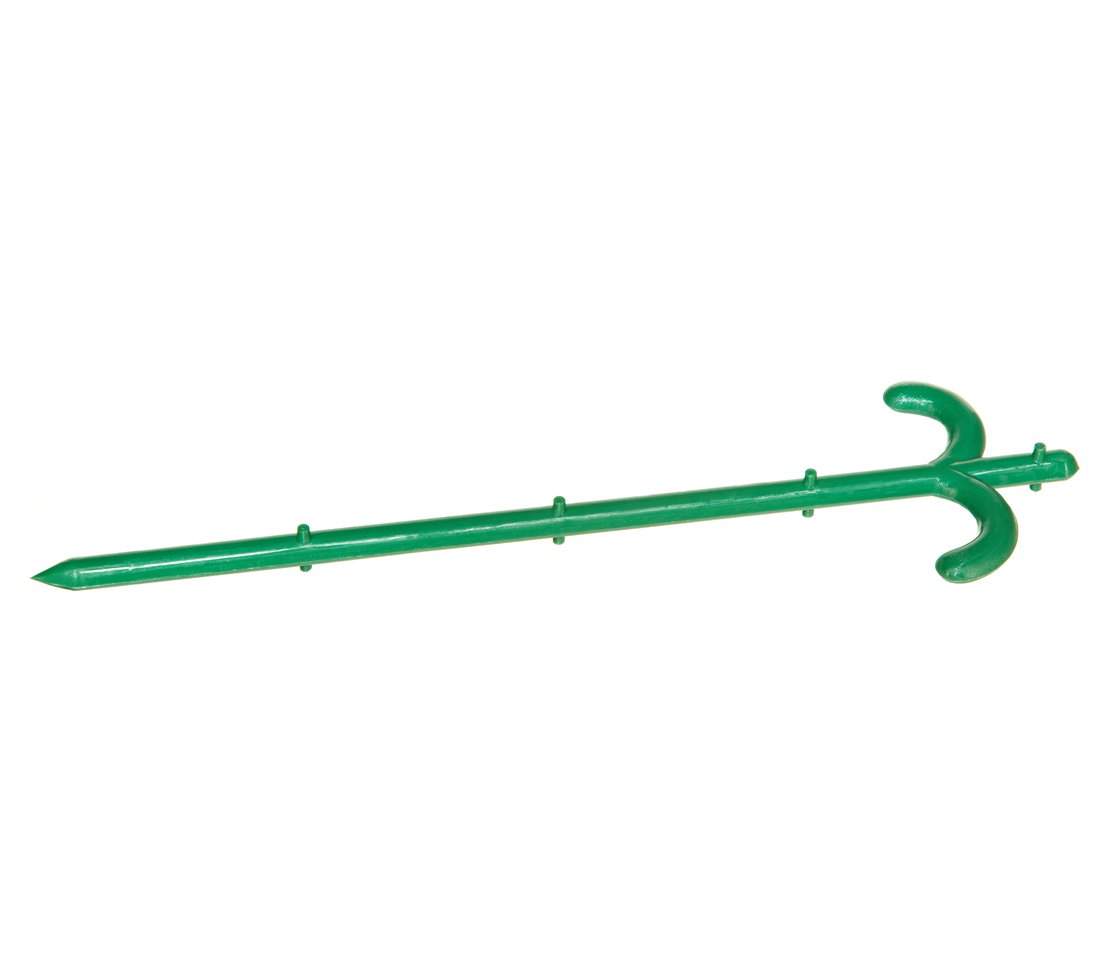 Dehner Netz- und Folienhalter Kunststoff 24cm 20 Stück Doppel-Haken